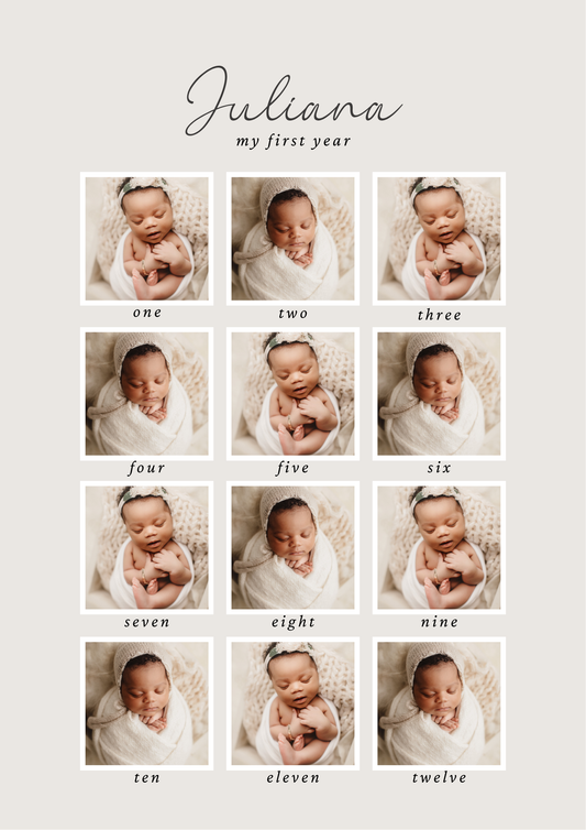 Newborn to One - Flexible Magnets (Pack of 12)