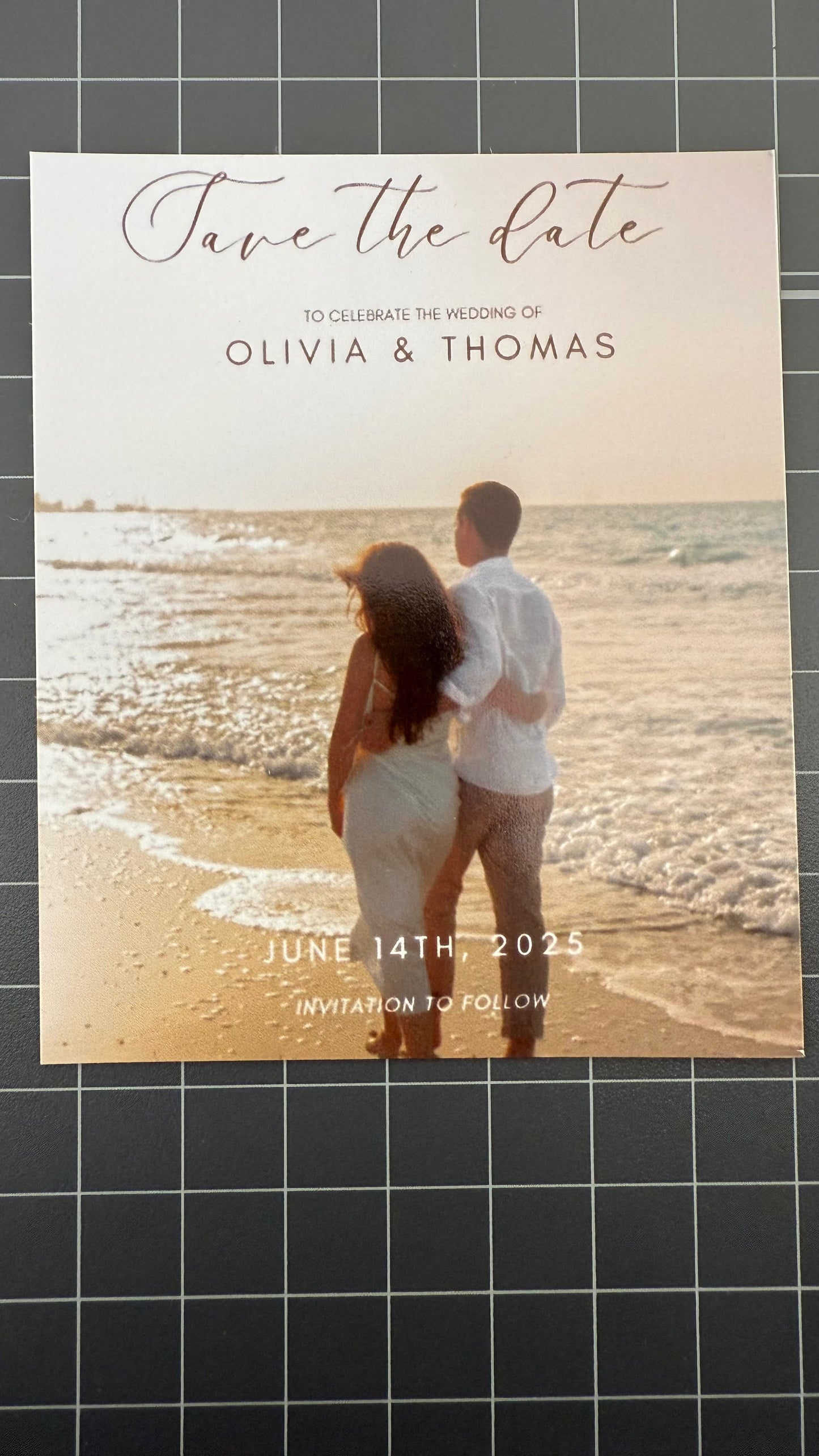 Save The Date Magnets- Flexible Magnets (Pack of 12)